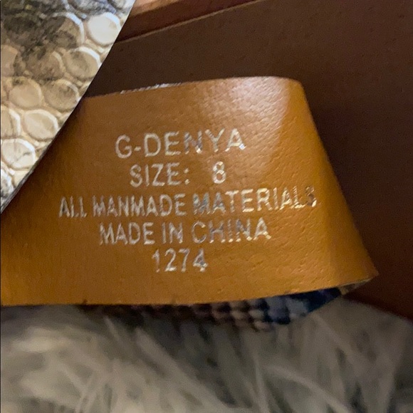 MADDEN GIRL SNAKE PRINT SANDALS SZ 8 - Picture 4 of 4